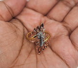 Tri-Plated Saint Benedict Ring
