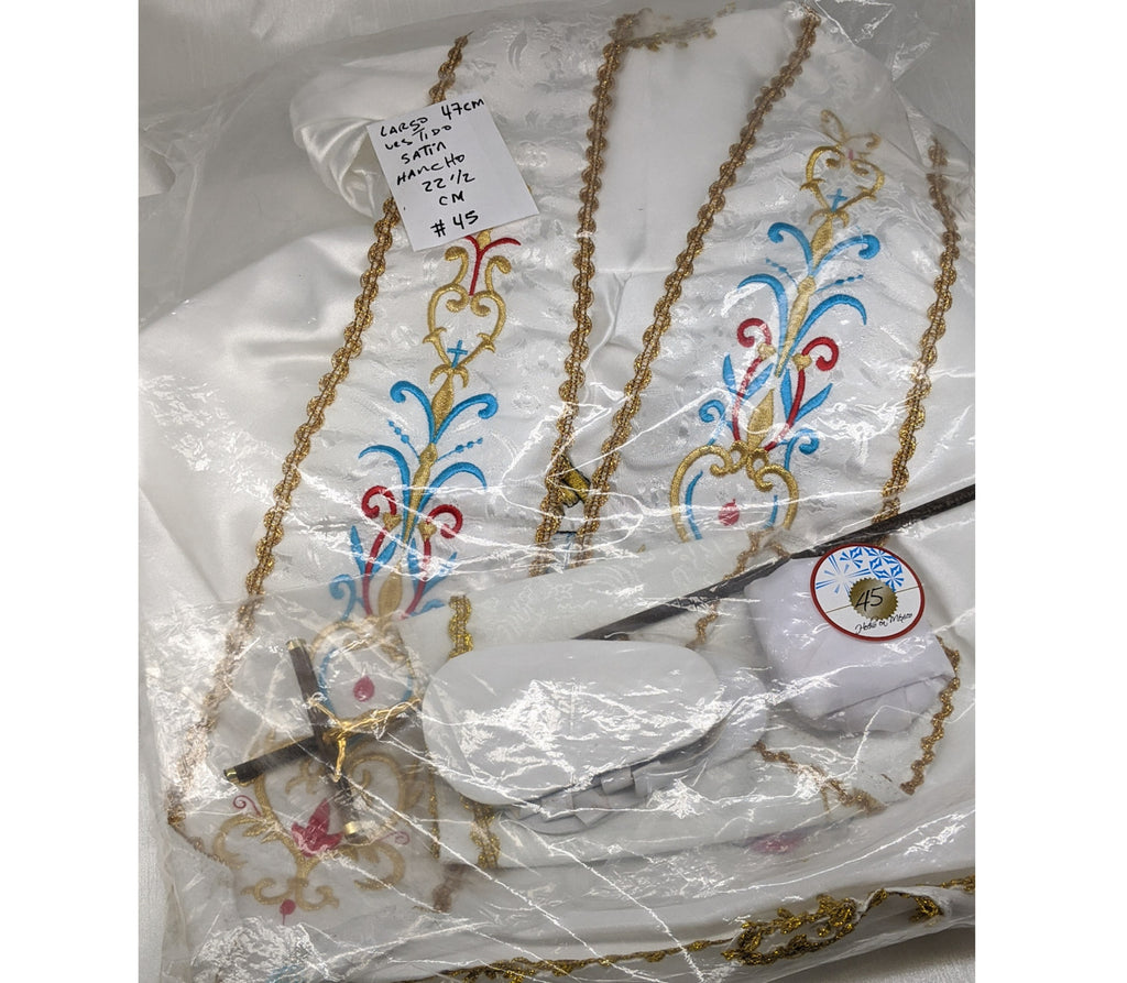 Baby Jesus Dress Clothing / Vestuario Para Niño Dios Papa Blanco