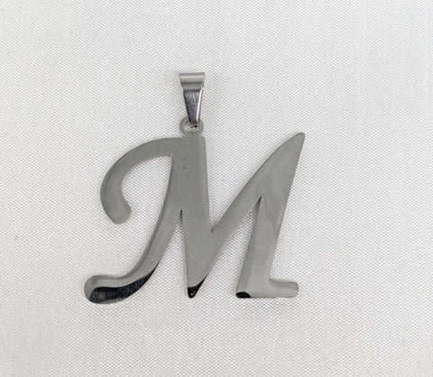 Stainless Steel Letter Pendant