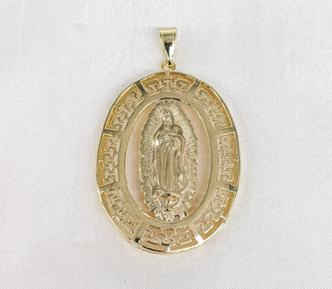 Plated Virgin Mary Pendant