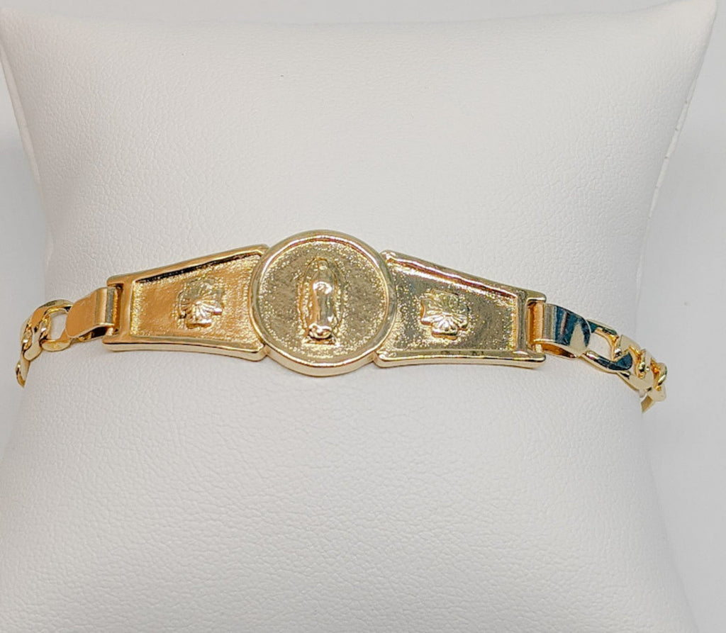 Plated Virgin Mary Bracelet