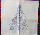 Virgin Mary Design Embroidery Cloth (Servilletero)