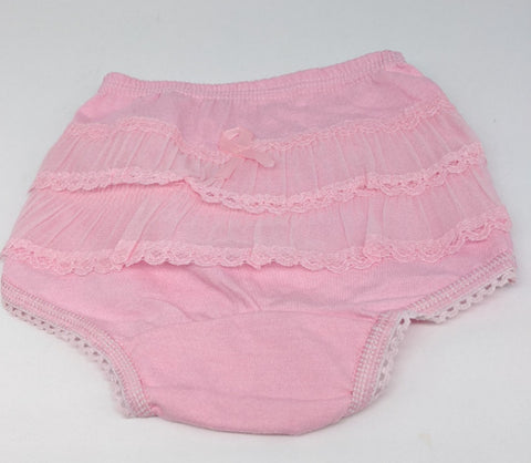 Girls Ruffle Underwear (Sizes 1-3)
