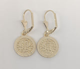 Plated Saint Benedict Earring