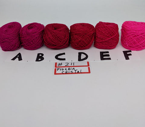 211 Fuchsia Tone Crystal Yarn