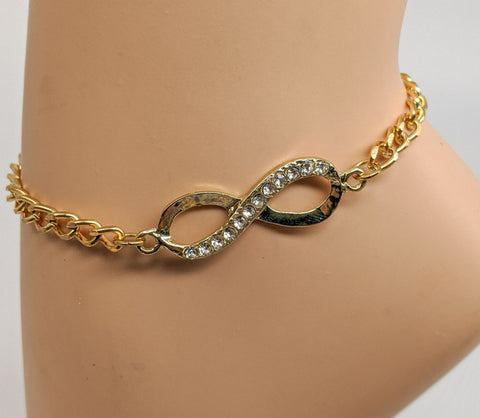 Plated Infinity Anklet