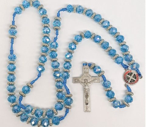 Blue Saint Benedict Rosary