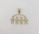 Plated Four Boys Pendant