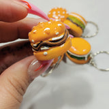 Seeded Burger Keychain