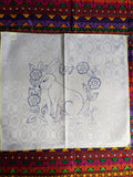 Animals Design Embroidery Printed Cloth (Servilletero Labrado)