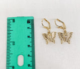 Plated Butterfly Earring