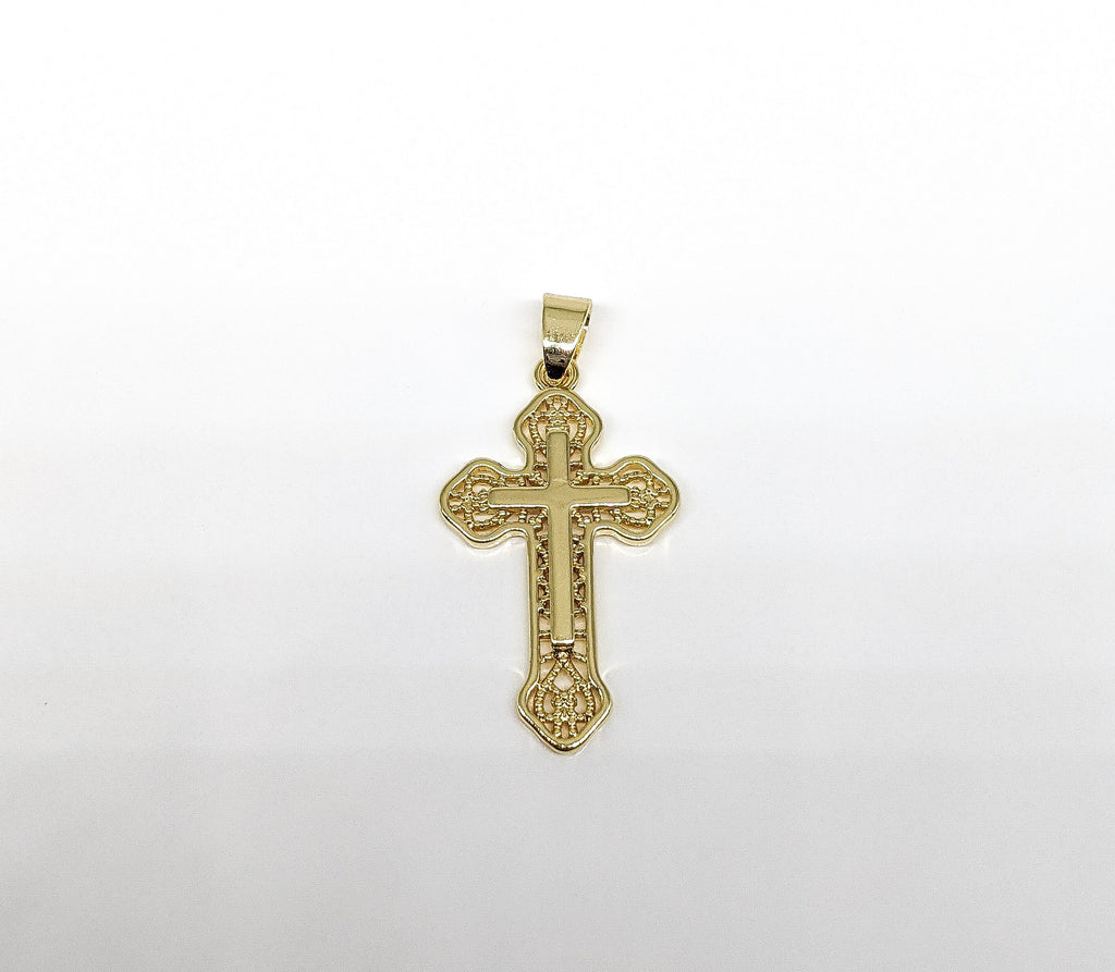 Plated Cross Pendant