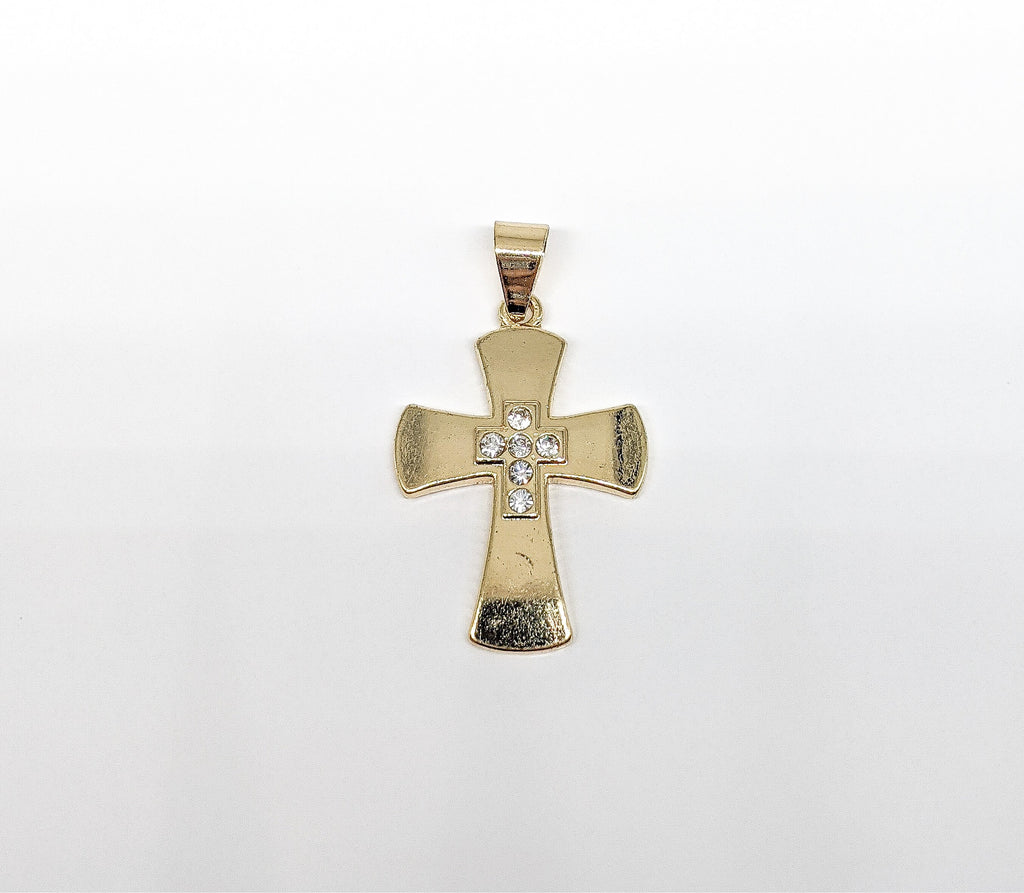 Plated Cross Pendant