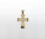Plated Cross Pendant