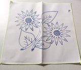 Flower Design Embroidery Cloth (Servilletero)
