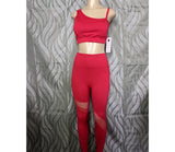 Women Top and Legging Set