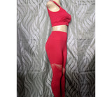 Women Top and Legging Set
