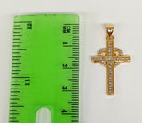 Plated Cross Pendant and Chain Set