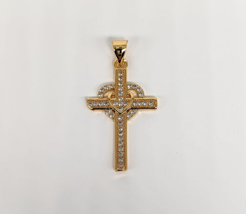 Plated Cross Pendant