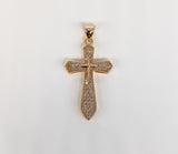 Plated Cross Pendant