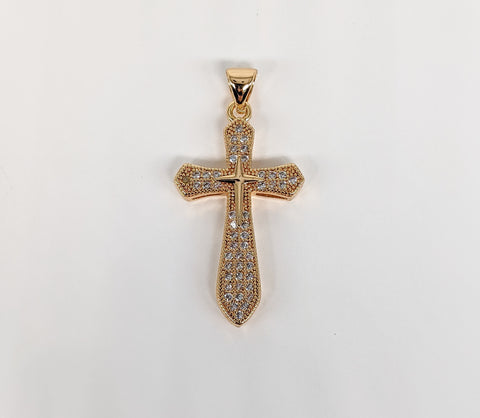 Plated Cross Pendant