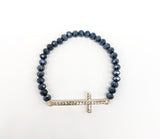 Cross Beaded Bracelet