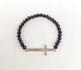 Cross Beaded Bracelet