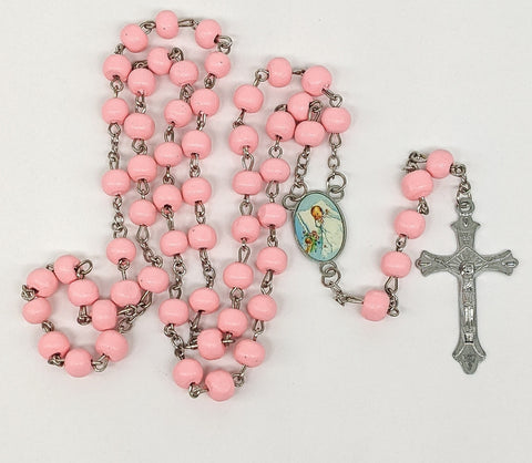 Baptism Beaded Scented Rosary