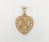 Plated Virgin Mary Pendant