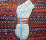 Ankle Quarter Crew Men Sports Socks Cotton Gray Hombre Calcetines Size 10-13