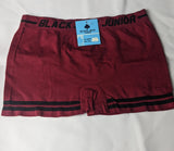 Junior Boy Black Jack Seamless Briefs Boxer Sports Boyshort Underwear One Size