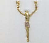 Plated Tri-Gold Large Cross Pendant*