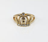 Plated Virgin Mary Ring