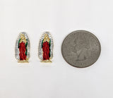 2pcs Plated Multicolor Virgin Mary Nail Charm