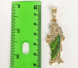 Plated Multicolor Saint Jude Thaddaeus Pendant*