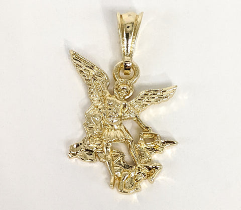 Plated Archangel Saint Michael Pendant*