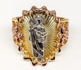 Plated Tri-Gold Saint Jude Ring*