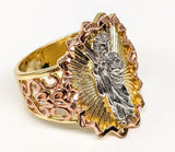 Plated Tri-Gold Saint Jude Ring*