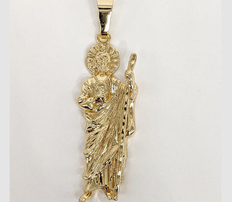 Plated Saint Jude Thaddaeus Pendant