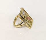 Plated Tri-Gold Saint Jude Adjustable Ring*