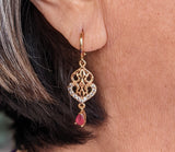 Plated Elegant Dangle/Drop Earring