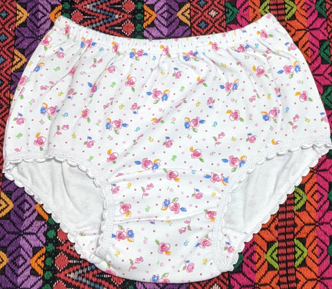 Baby Bloomers Floral Briefs Panties Toddler Infant Underwear Calzon Bebe Size 6