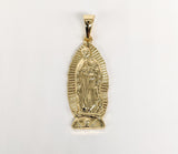 Plated Virgin Mary Pendant