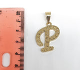 Plated Letter Pendant