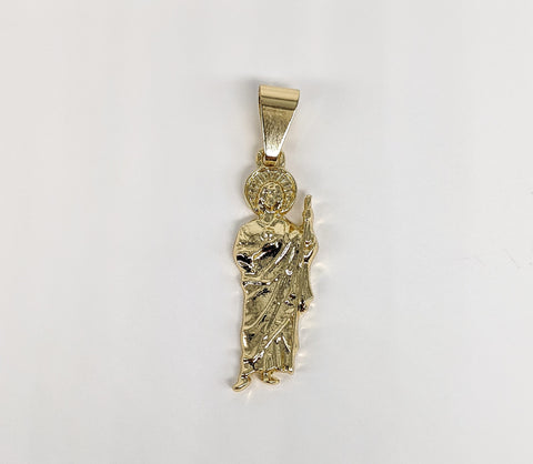 Plated Mini Saint Jude Pendant