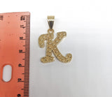 Plated Letter Pendant