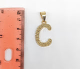 Plated Letter Pendant