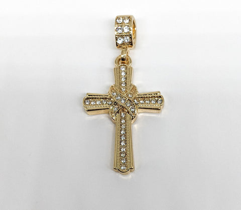 Plated Cross Pendant