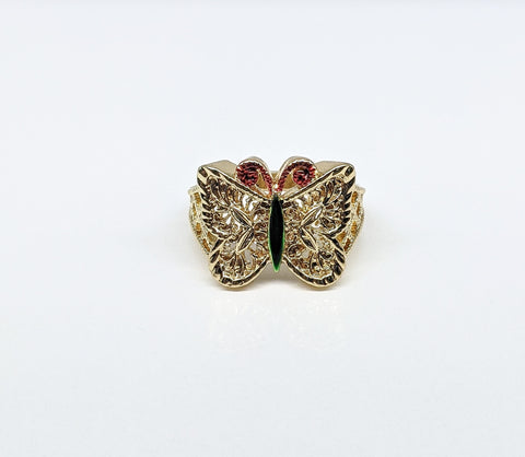 Plated Butterfly Ring