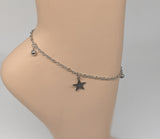 Stainless Steel Star Anklet